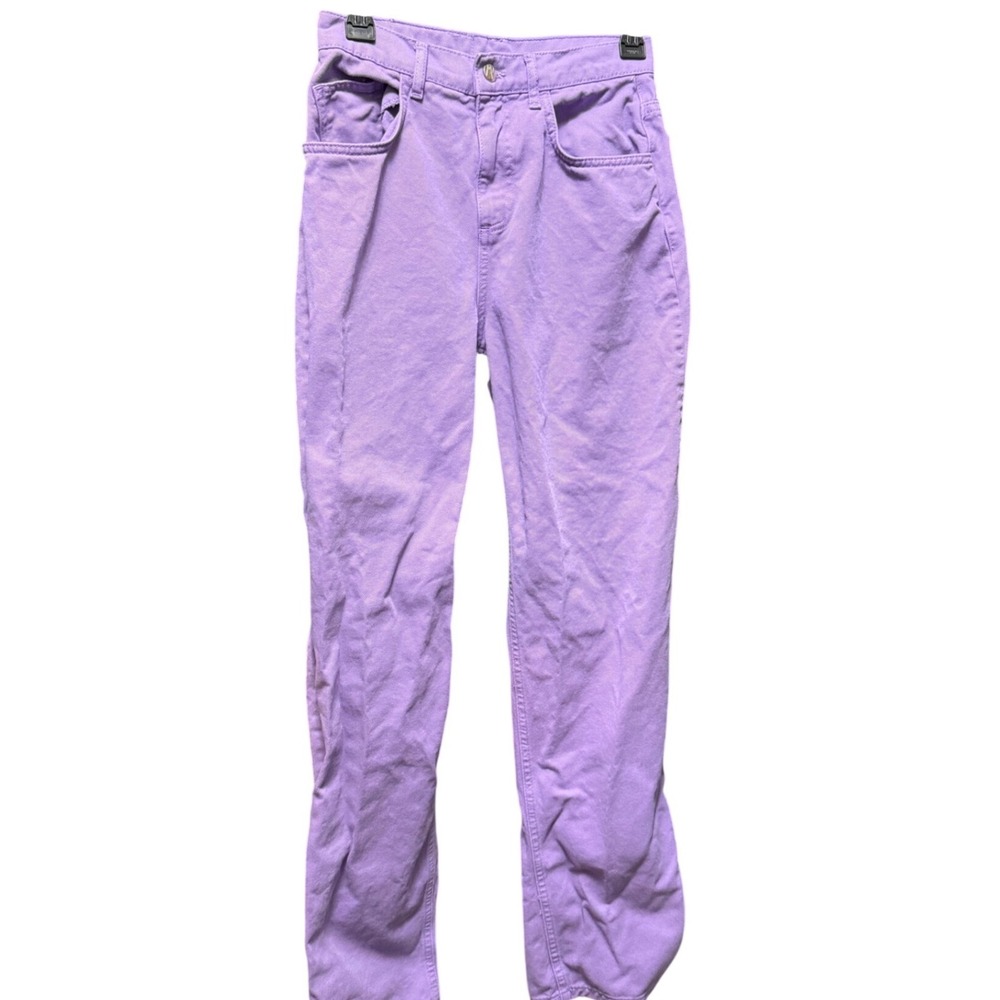 Reclaimed Vintage Purple Straight‎ Leg Jeans Y2K Lavender Denim W26